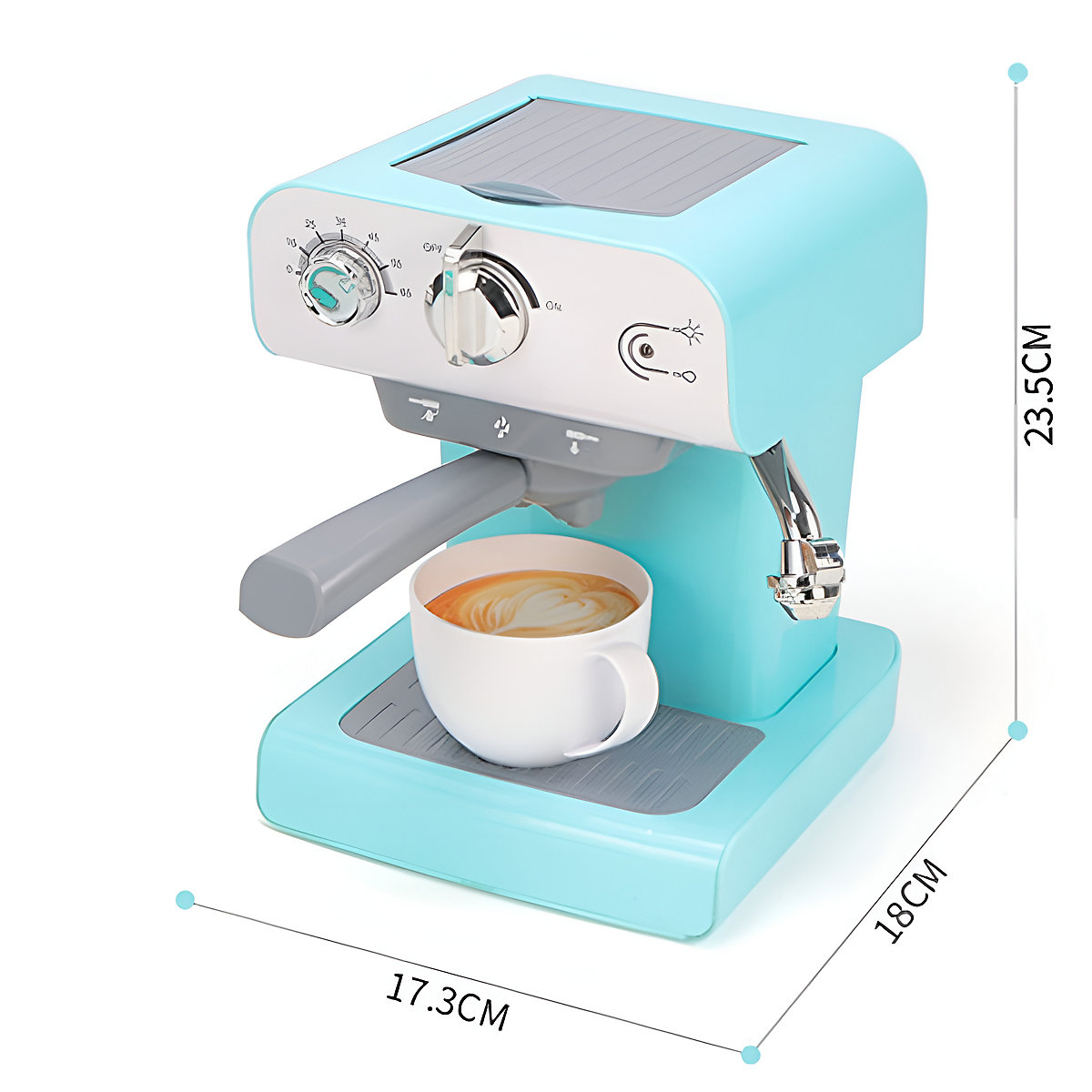 Simulierte Haushaltsgeräte für Kinder Kaffeemaschine mit Soundeffekten und Spray