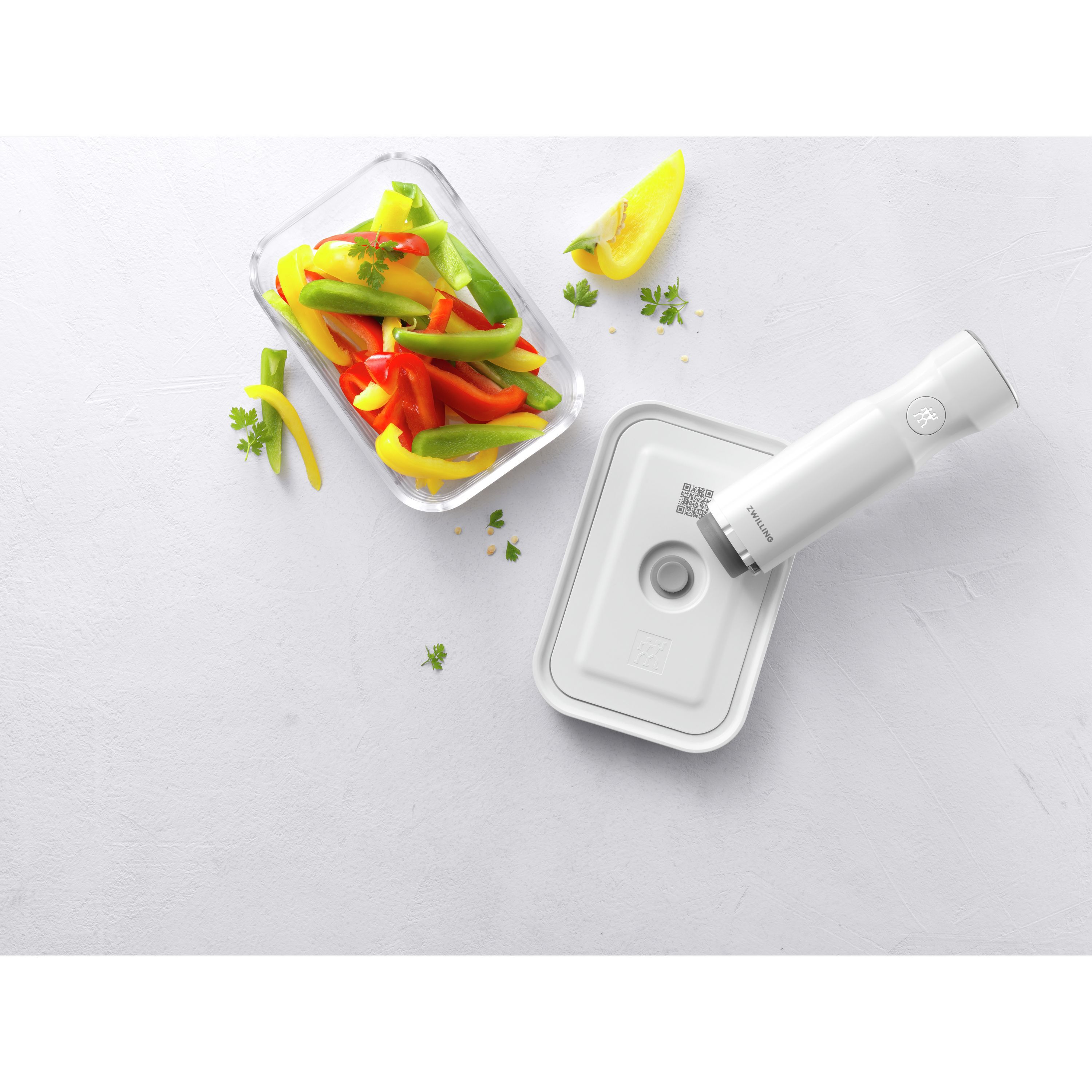 Vakuumbox M, Glas, Grau