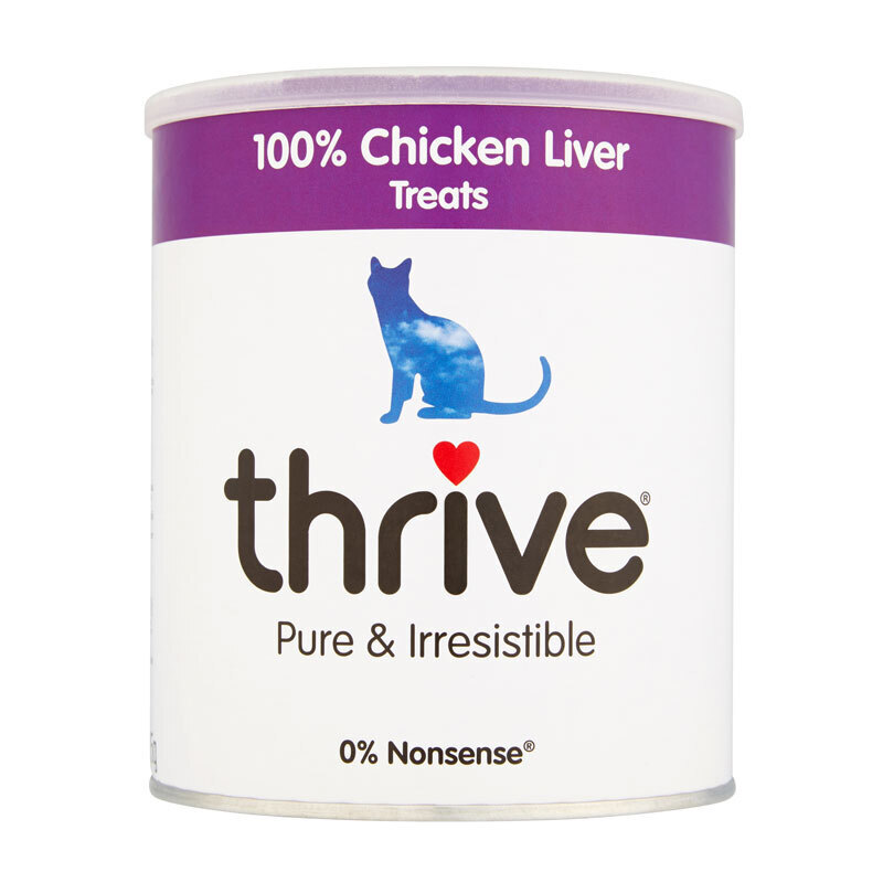 Thrive Snacks Thrive 100% Snacks Vorteilspack Hühnerleber, 135 g