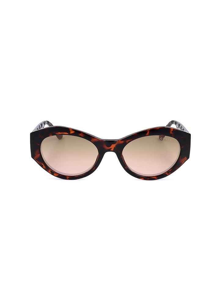 Guess Damen-Sonnenbrille in Braun günstig kaufen 52