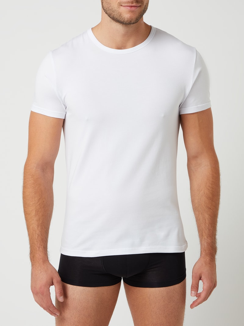T-Shirt im 2er-Pack in weiß