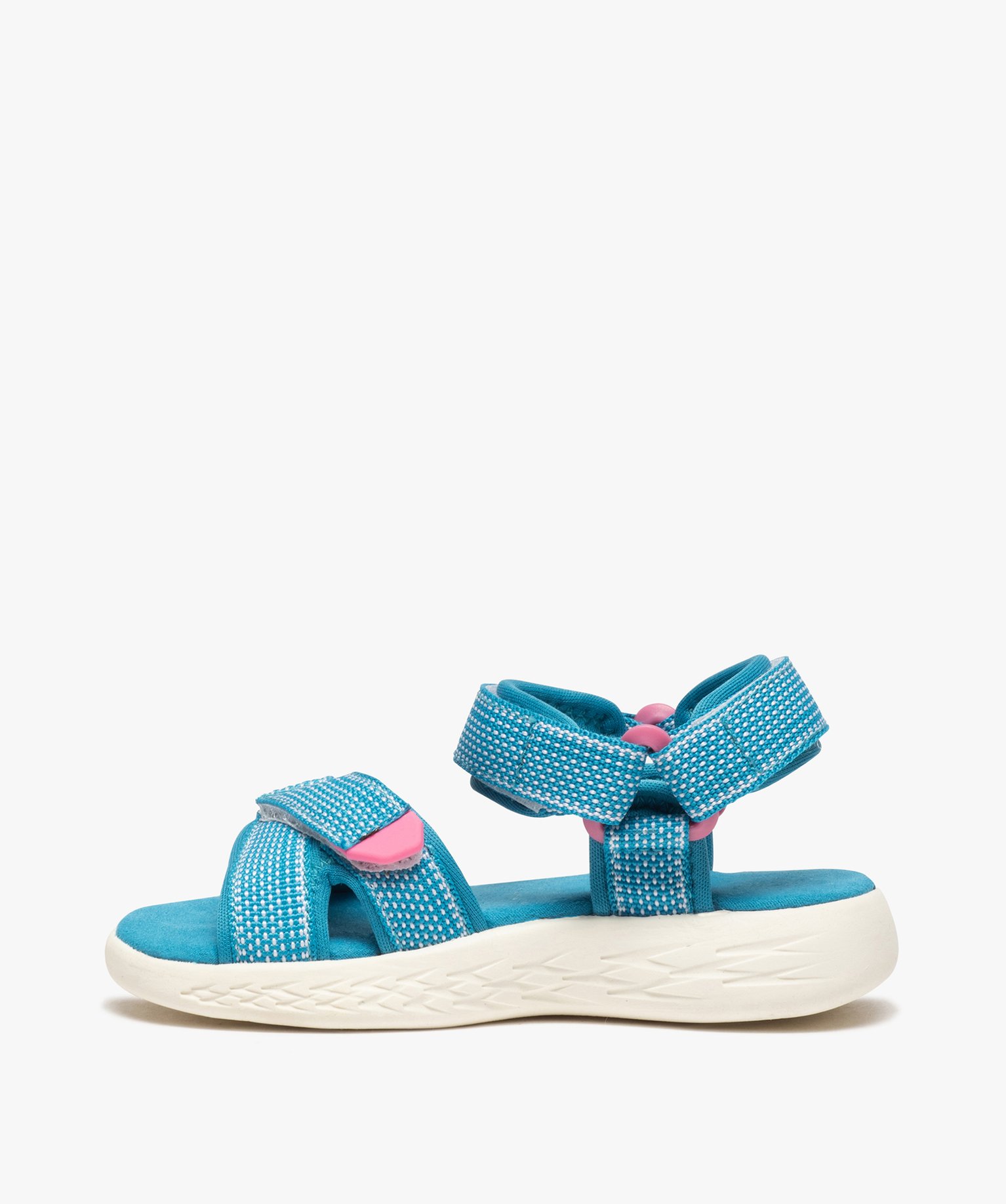 Sandales sport fille à brides scratch vert | GEMO