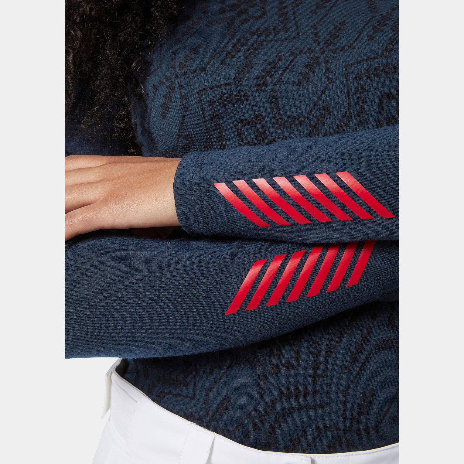 Women’s LIFA® Merino Midweight Graphic Long-Sleeve Crew Base Layer