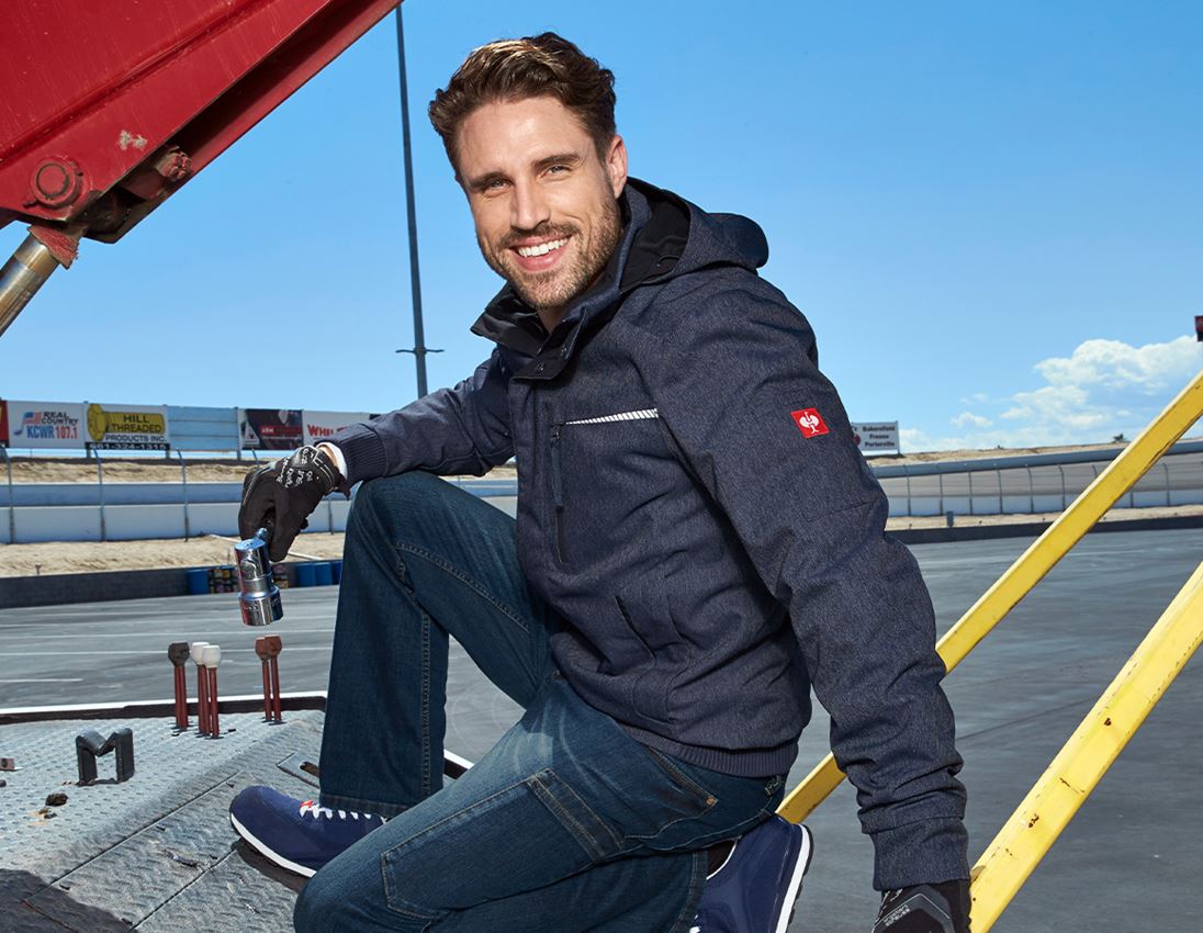 Winter Funktions-Pilotenjacke e.s.motion denim