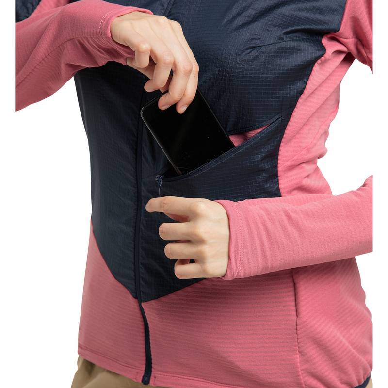 Haglöfs L.I.M Hybrid Hood Fleecejacke Damen