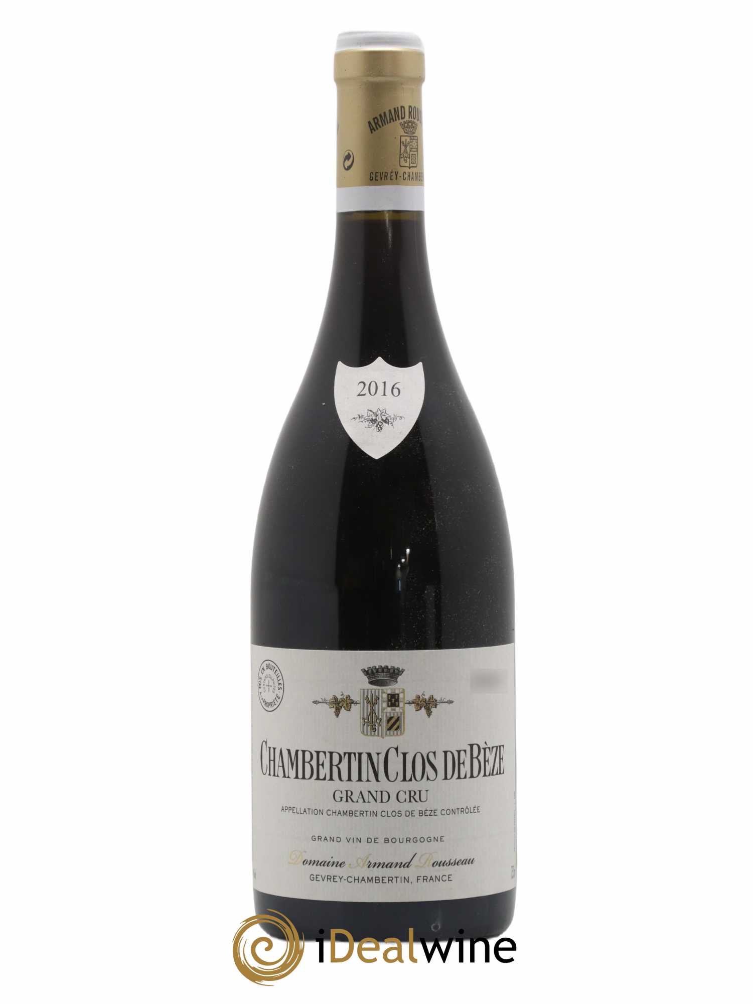 Chambertin Clos de Bèze Grand Cru Armand Rousseau (Domaine)  2016 - Lot de 1 Bouteille