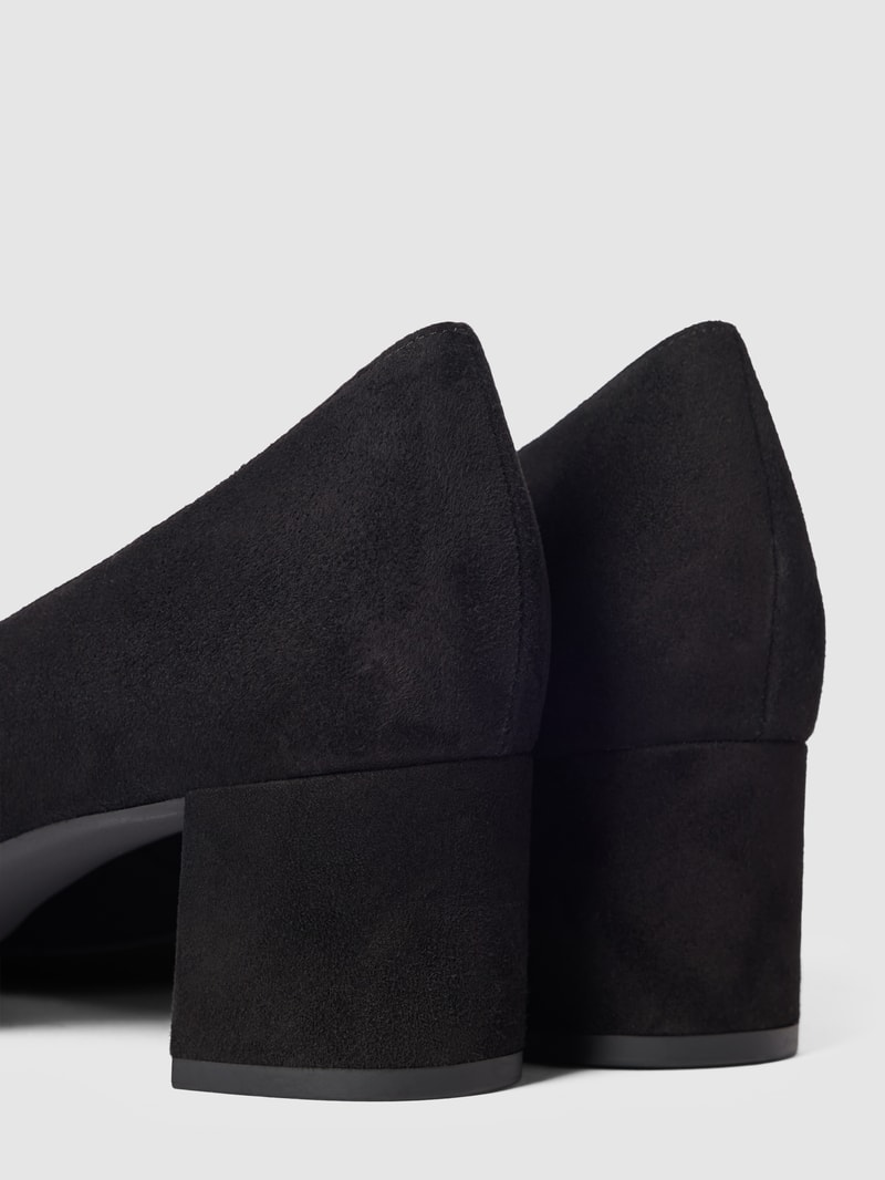 Pumps mit Blockabsatz Modell 'Boulevard' in schwarz