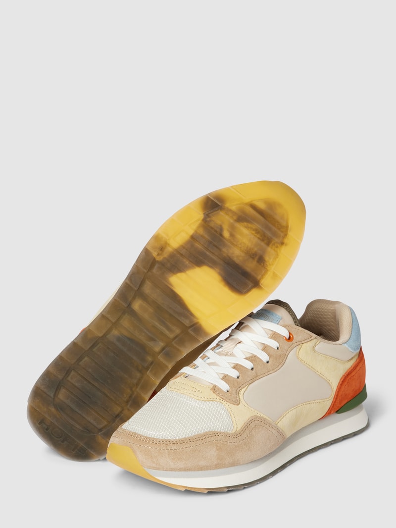 Sneaker im Colour-Blocking-Design Modell 'RIAD' in beige