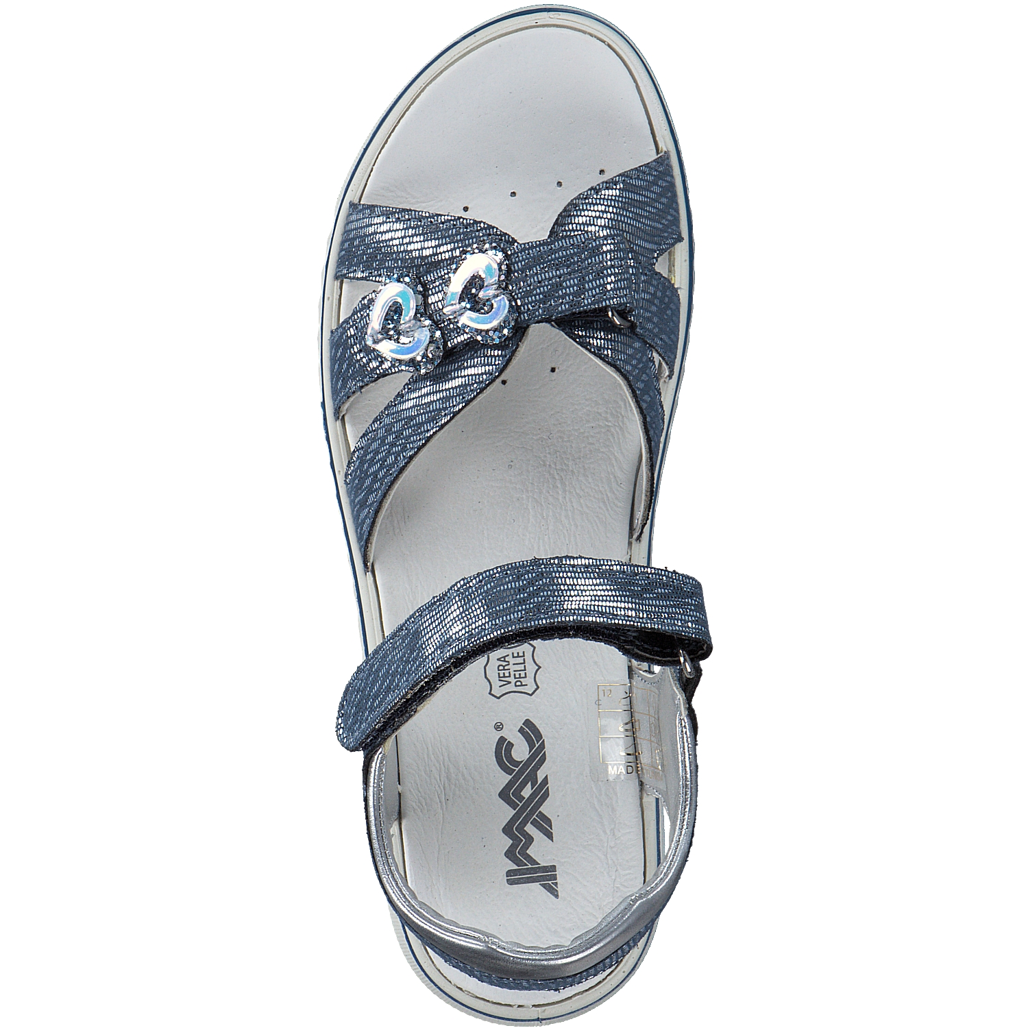 IMAC 581361, Sandaletten, Kinder, jeansblau/silber