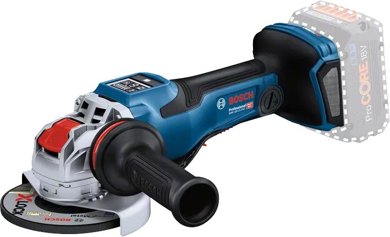 Bosch Blue 06019H6G00 GWX 18 V-15 PSC X-LOCK akumuliatorinis kampinis šlifuoklis 18 V (be baterijų ir įkroviklio)