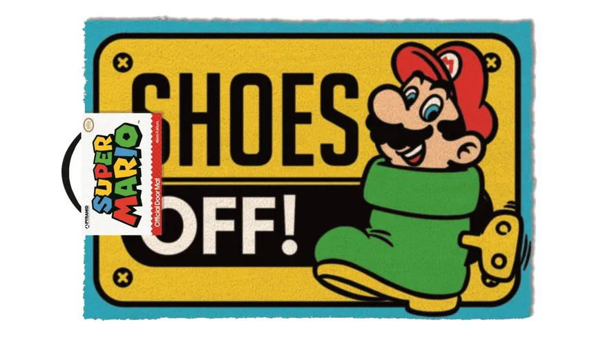 Fußmatte Mario Shoes Off Colour