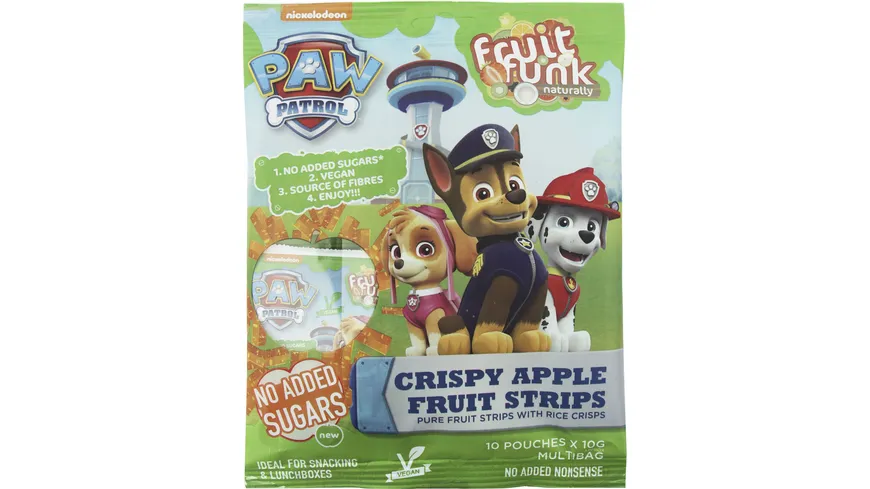 FRUIT FUNK Snack Apfel & Puffreis Paw Patrol 100 g