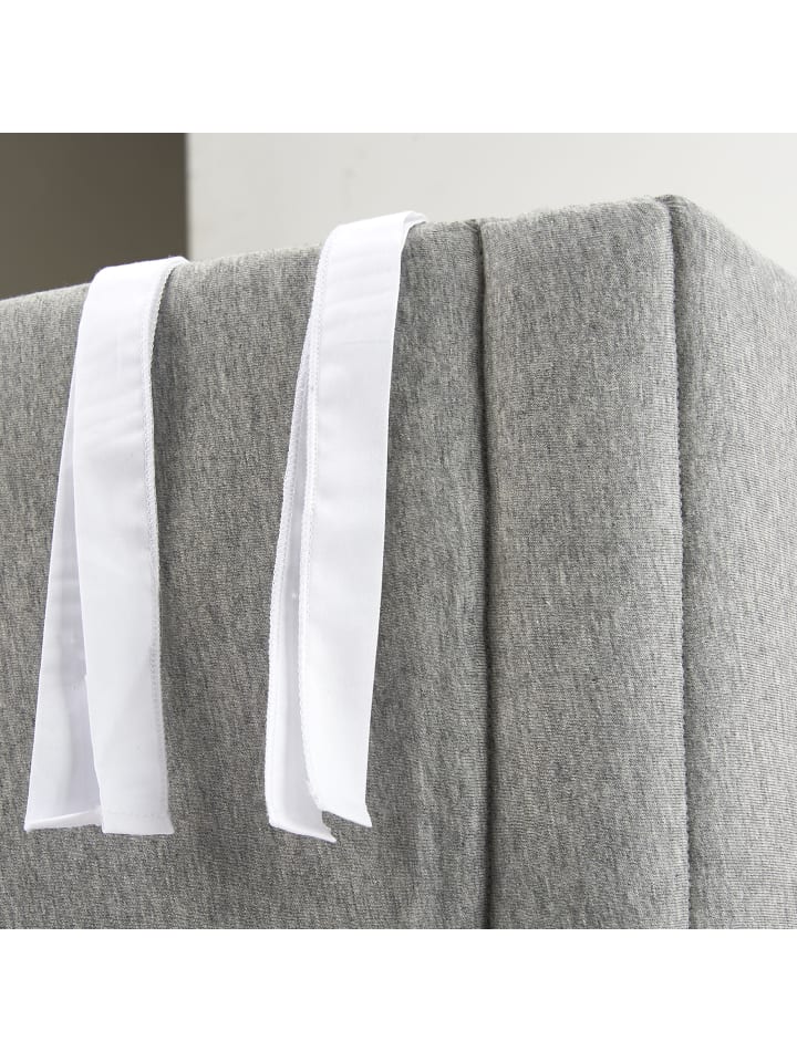 nordic coast company  Nestchen in Grau Spitze (L) 180 cm, (B) 35 cm  günstig kaufen onesize