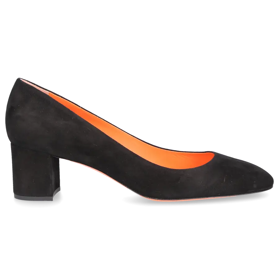 Santoni - Pumps 59621 Veloursleder - schwarz