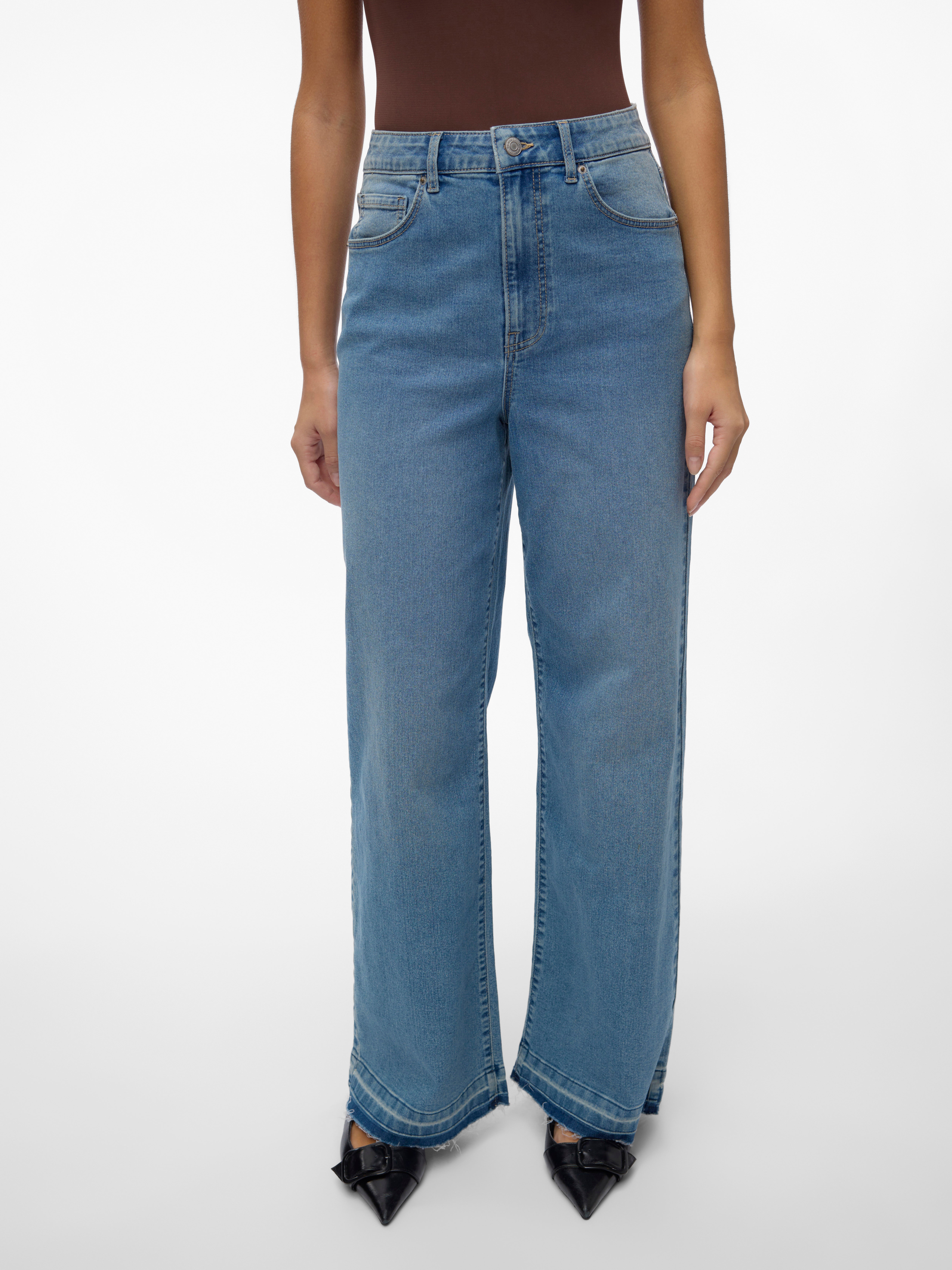VMKATHY Hohe Taille Locker geschnitten Jeans