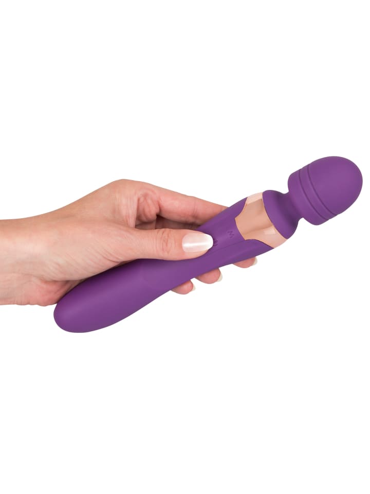 Javida Massagestab Double Massager in lila günstig kaufen 21,5 cm