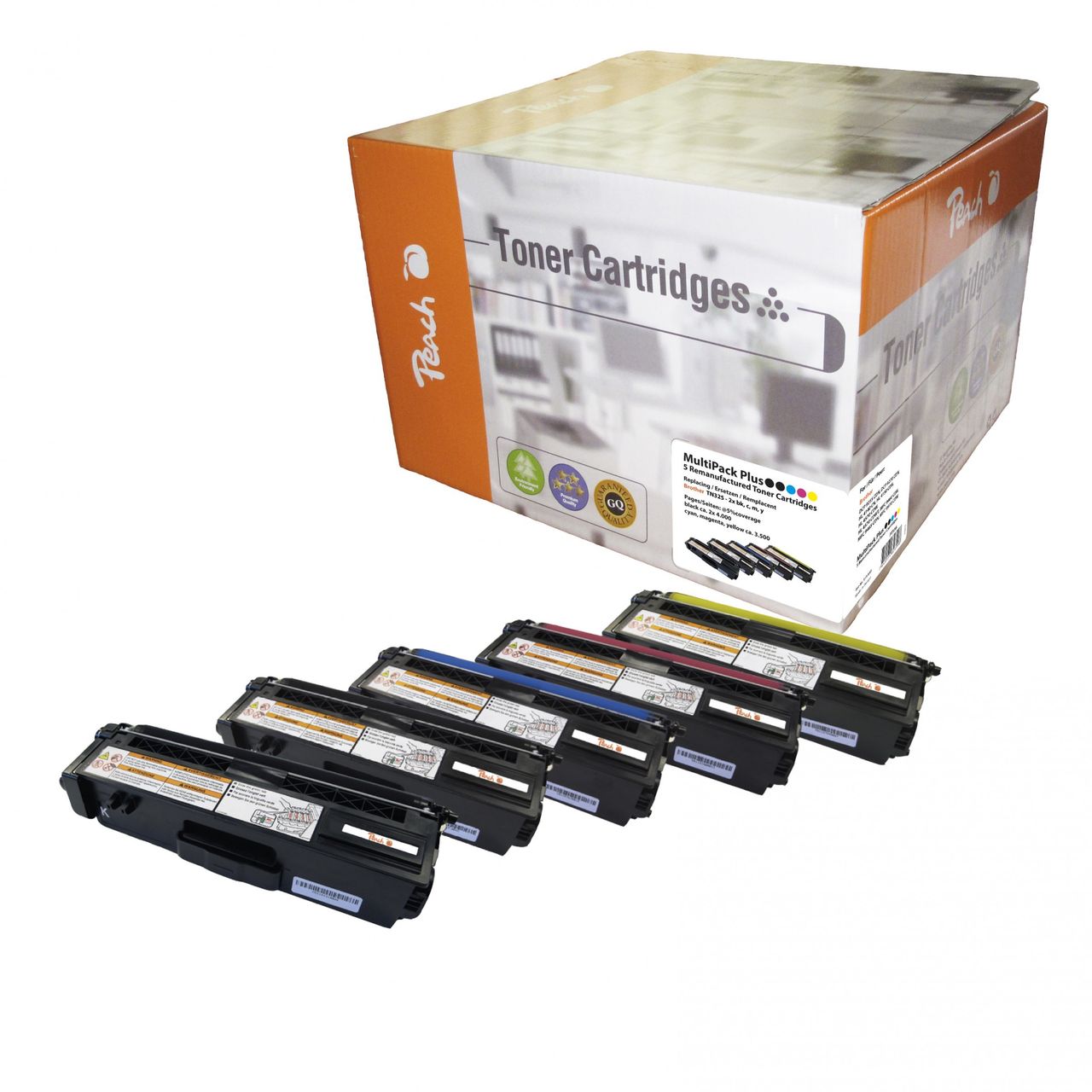 Peach Spar Pack Plus Tonermodule ersetzt Brother TN-325