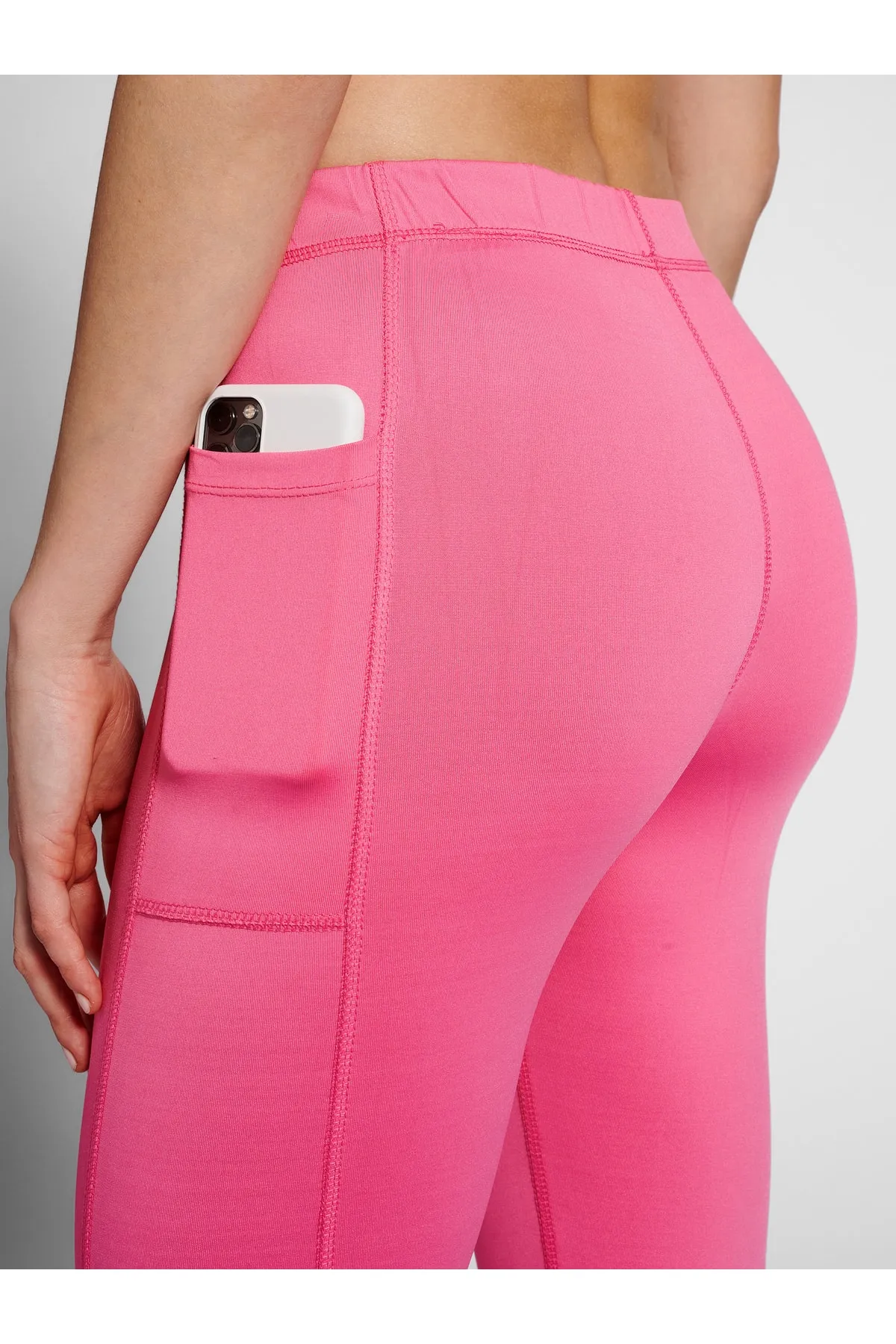 hummel  Sport-Leggings - Rosa - Mittlerer Bund