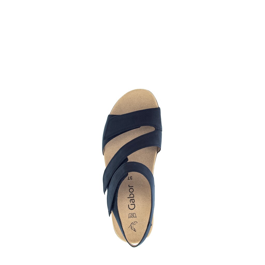 Gabor fashion Plateau Sandale blau