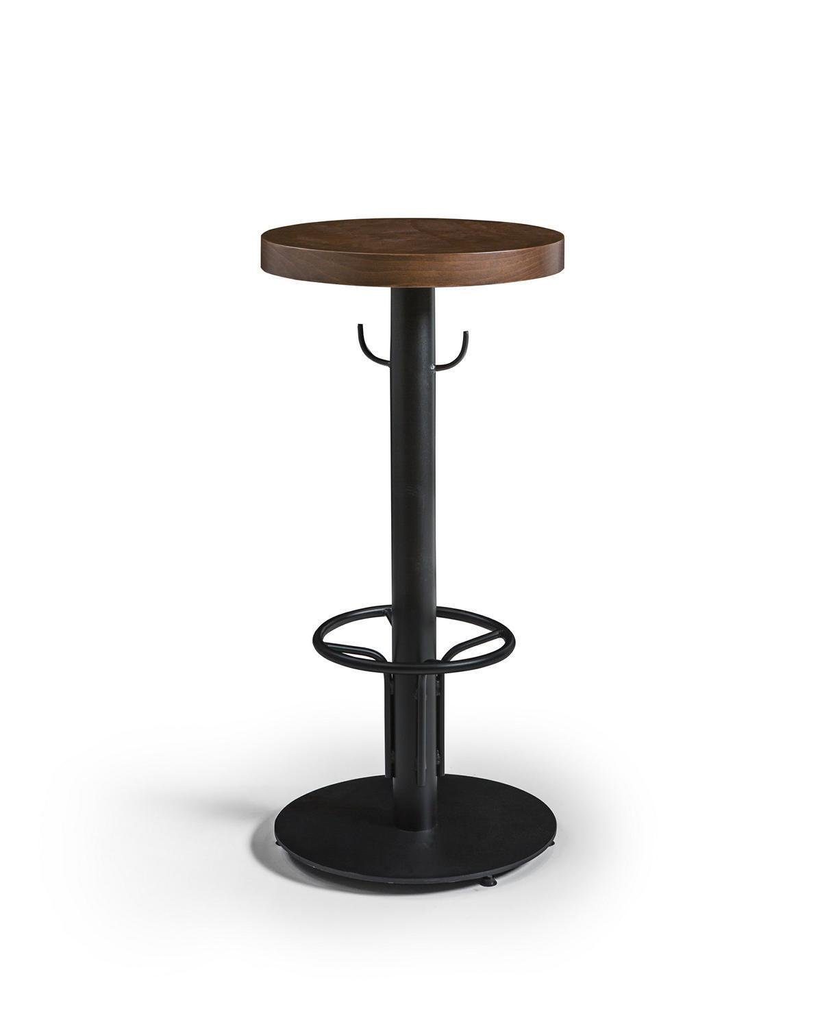 JVmoebel Bartisch Bartisch Rund Stehtisch Modern Holz Braun Möbel Neu Luxus Design (Bartisch), Made In Europe