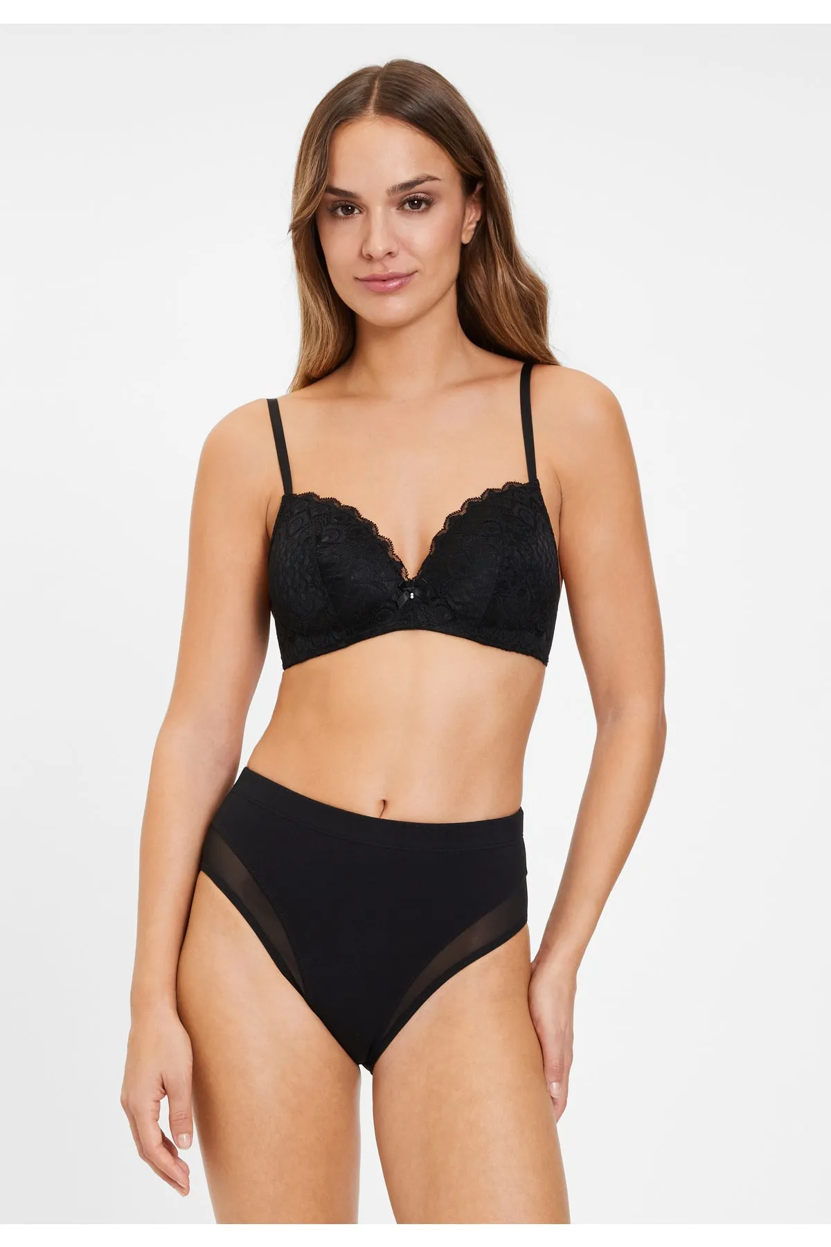 Nuance  Bralette Schalen-BH ohne Bügel mit Spitze