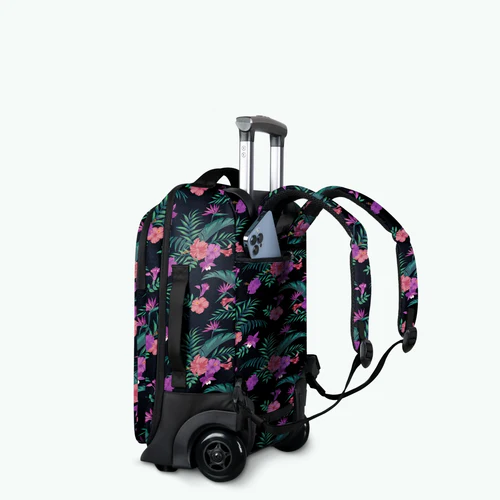 Valladolid XS 2-wheel soft suitcase, black