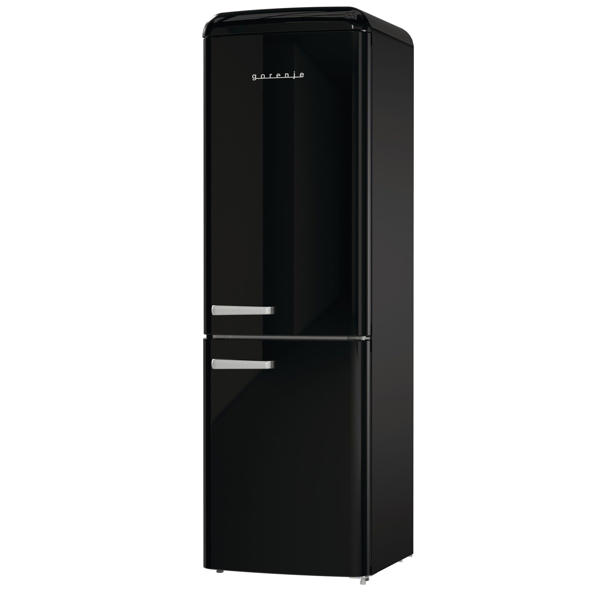 GORENJE Kühlschrank ONRK619EBK, 194 cm hoch, 60 cm breit, LED Display, NoFrostPlus, FastFreeze, IonAir und MultiFlow 360°