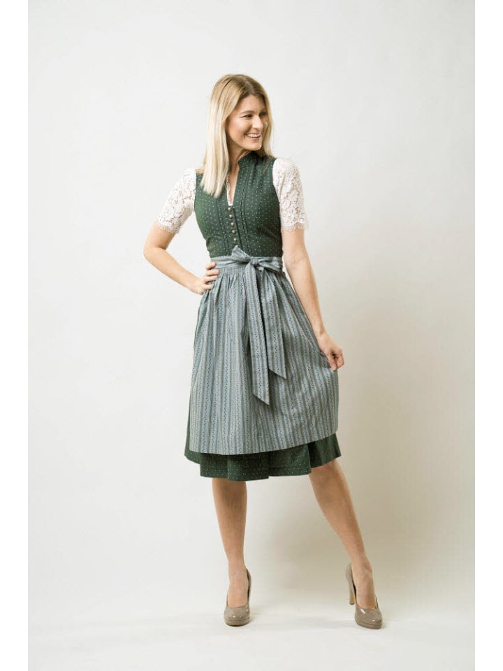 Nübler Dirndl midi Jette in Petrol günstig kaufen