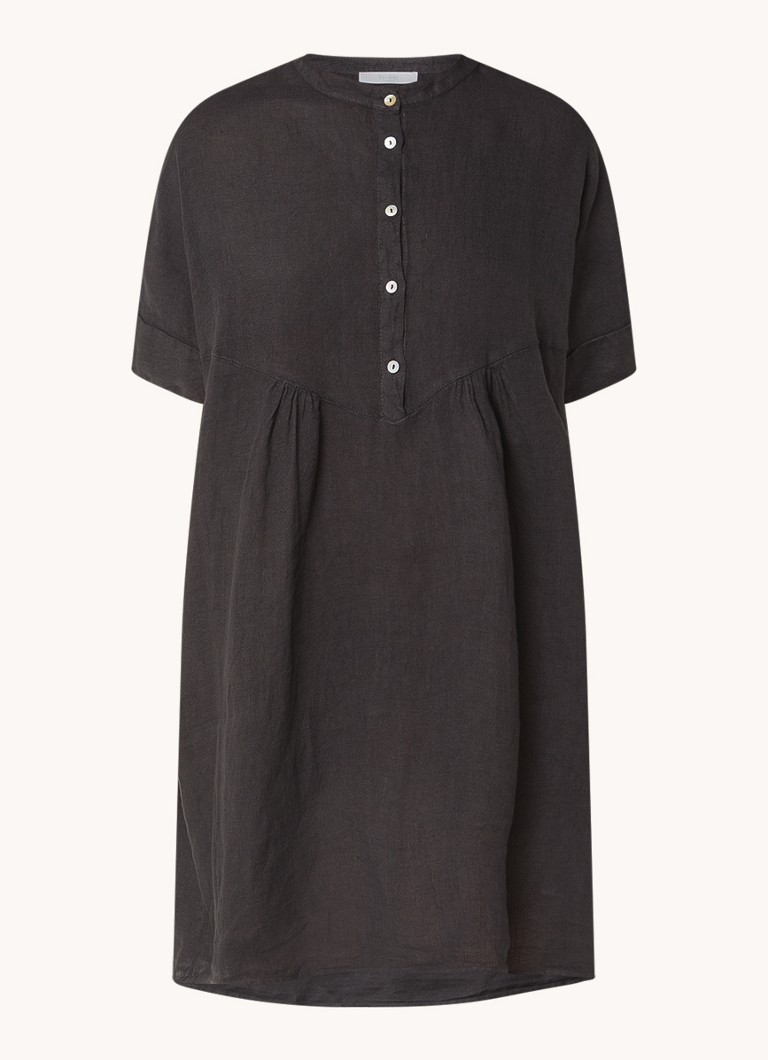 Rochie cămașă din in Bar Tais