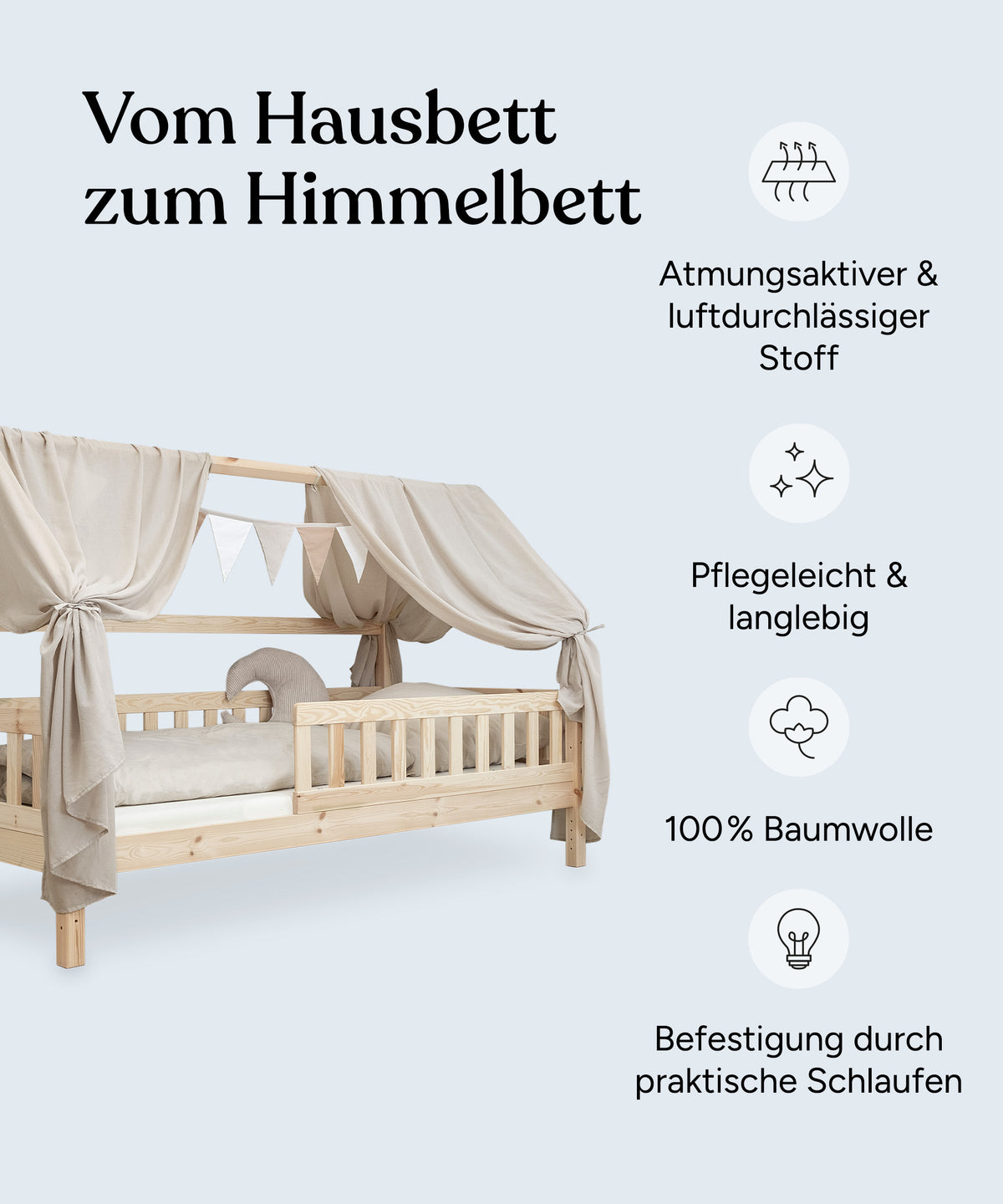 Dekorations-Set Betthimmel