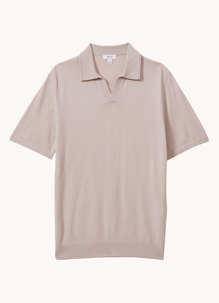 Tricou polo din lână Reiss Duchie slim fit