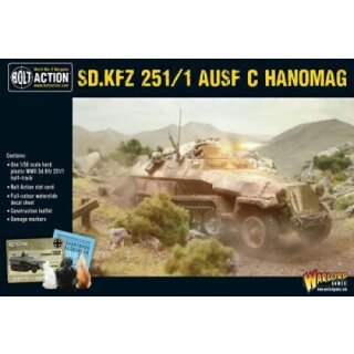 Sd.Kfz 251/1 Ausf C Hanomag (German Halftrack)