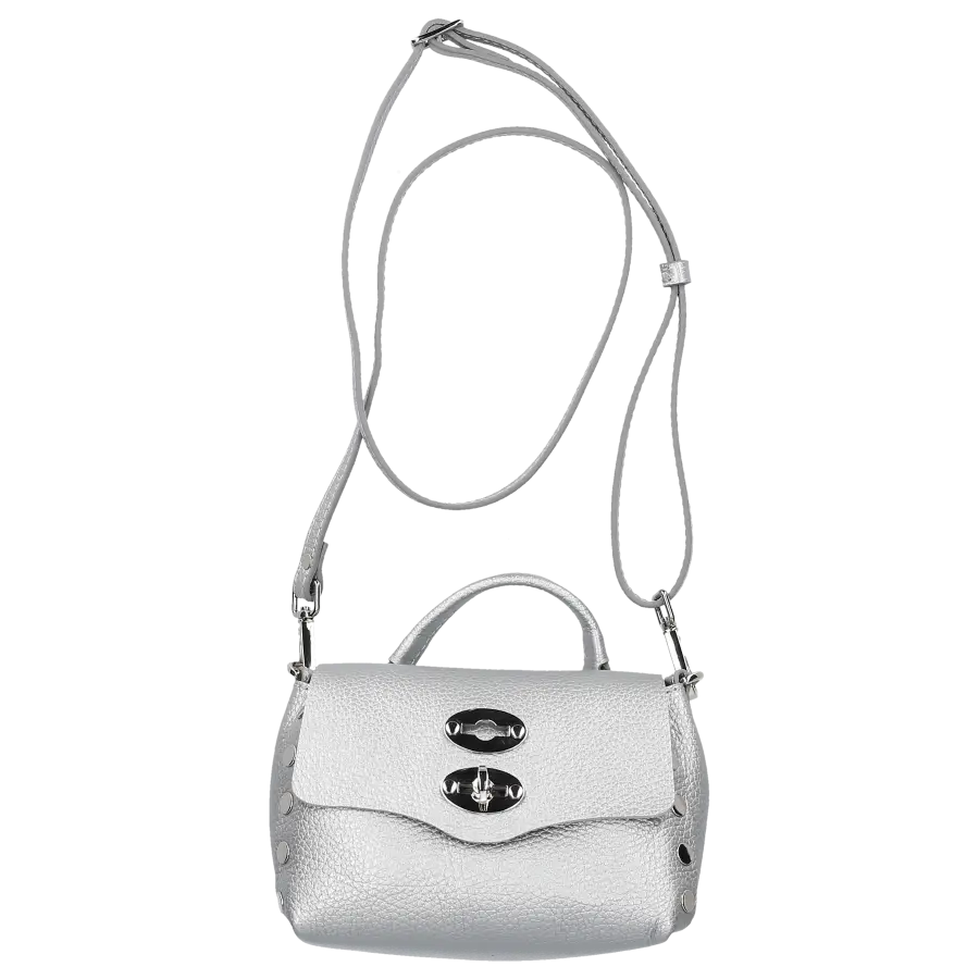 Zanellato - Handtasche POSTINA Kalbsleder - silber