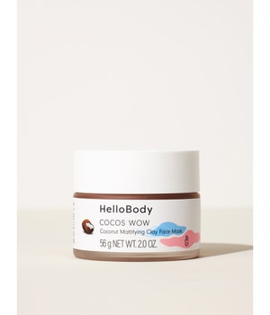 HelloBody COCOS WOW Coconut Mattifying Clay Face Mask Gesichtsmaske-50 ml