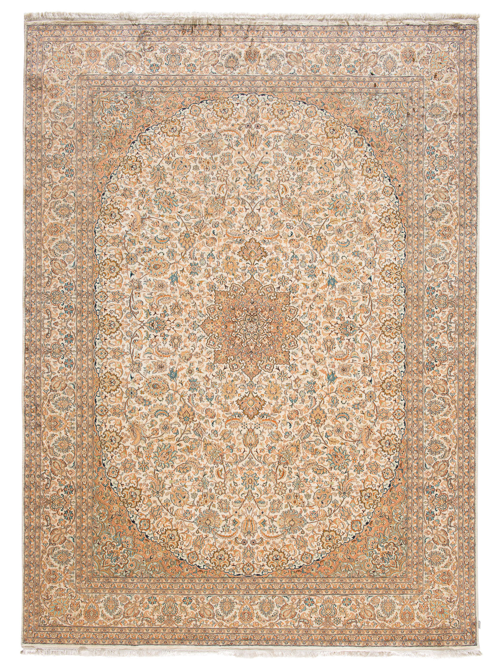 Kaschmir Seide 18/18 ca. 243 x 331 cm, Unikat / Einzelstück