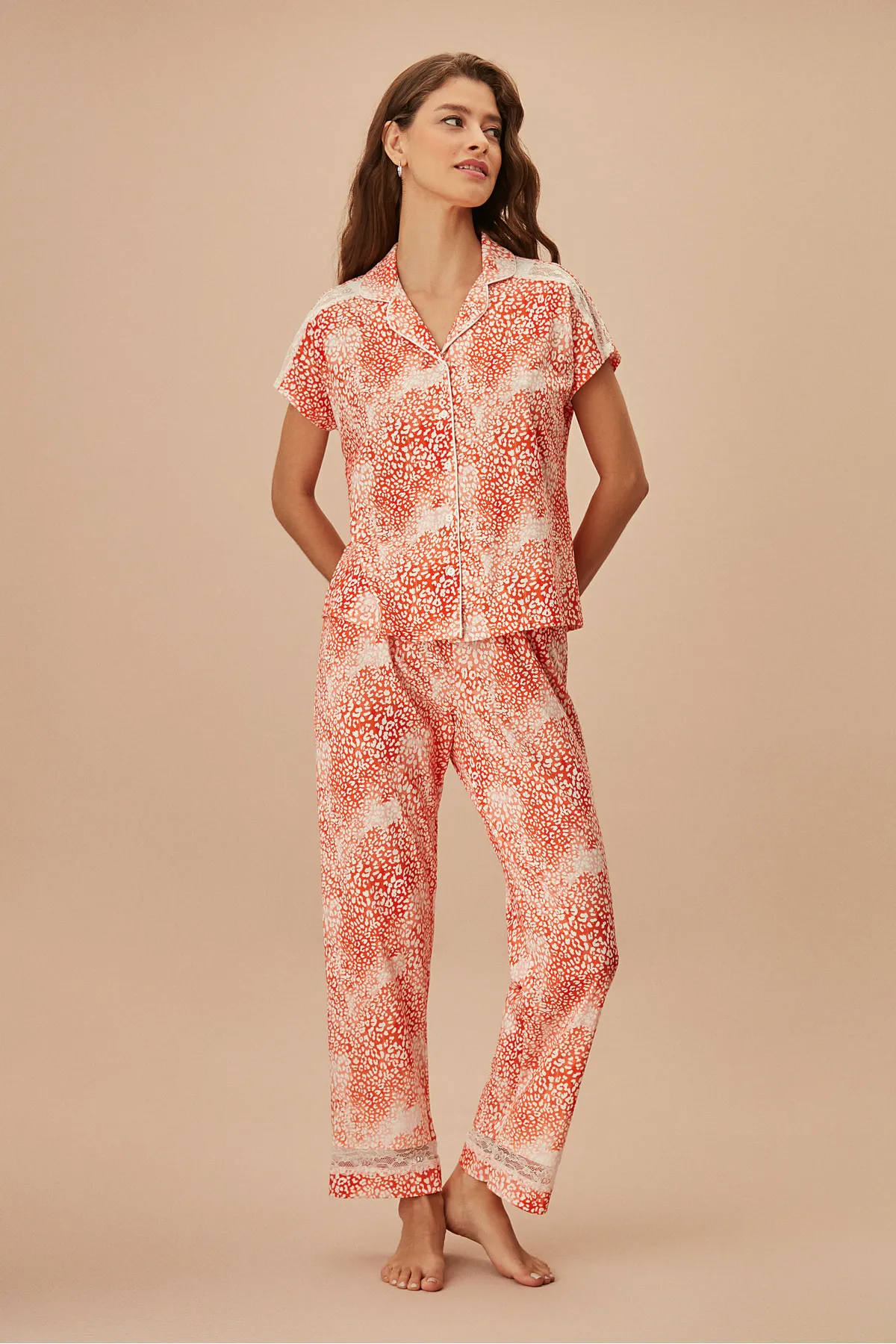 SUWEN  Ocean Maskulines Pyjama-Set