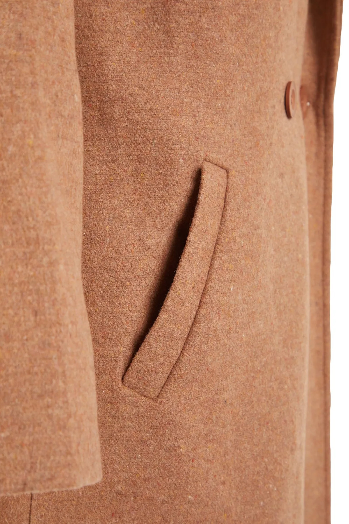 Trendyol Modest  Mantel - Braun - Zweireihig