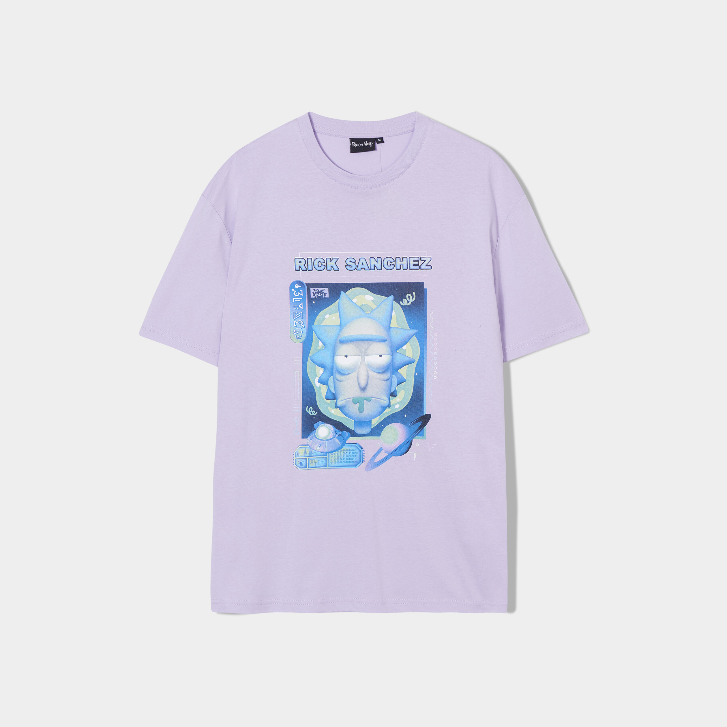 T-shirt manches courtes Rick et Morty violet homme | La Halle
