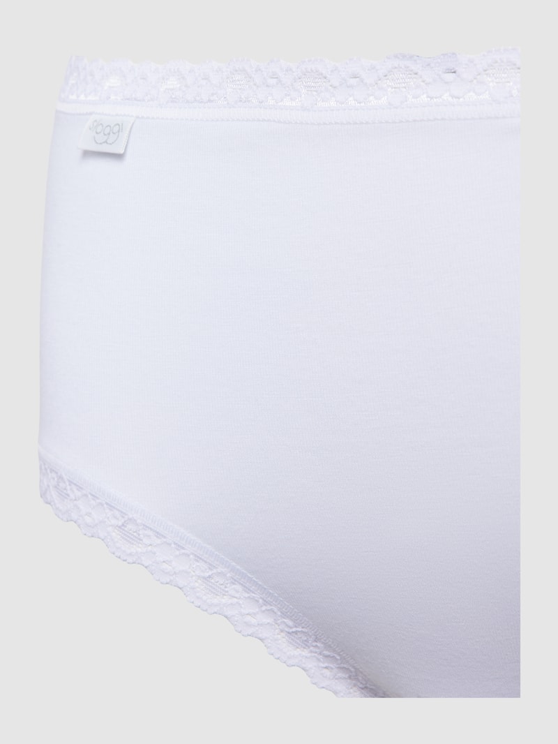Pants mit Muschelsaum im 3er-Pack in weiß