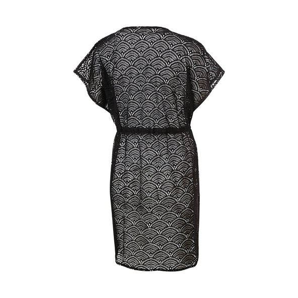 Damen Badebekleidung Kaftan, black