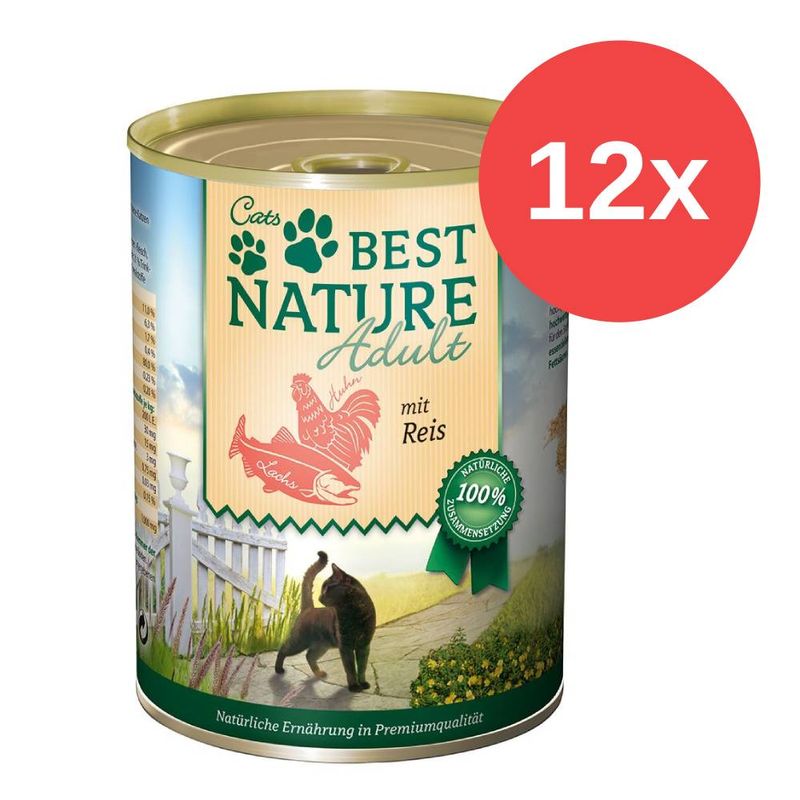 Sparpaket Best Nature Cat Adult 12 x 400 g