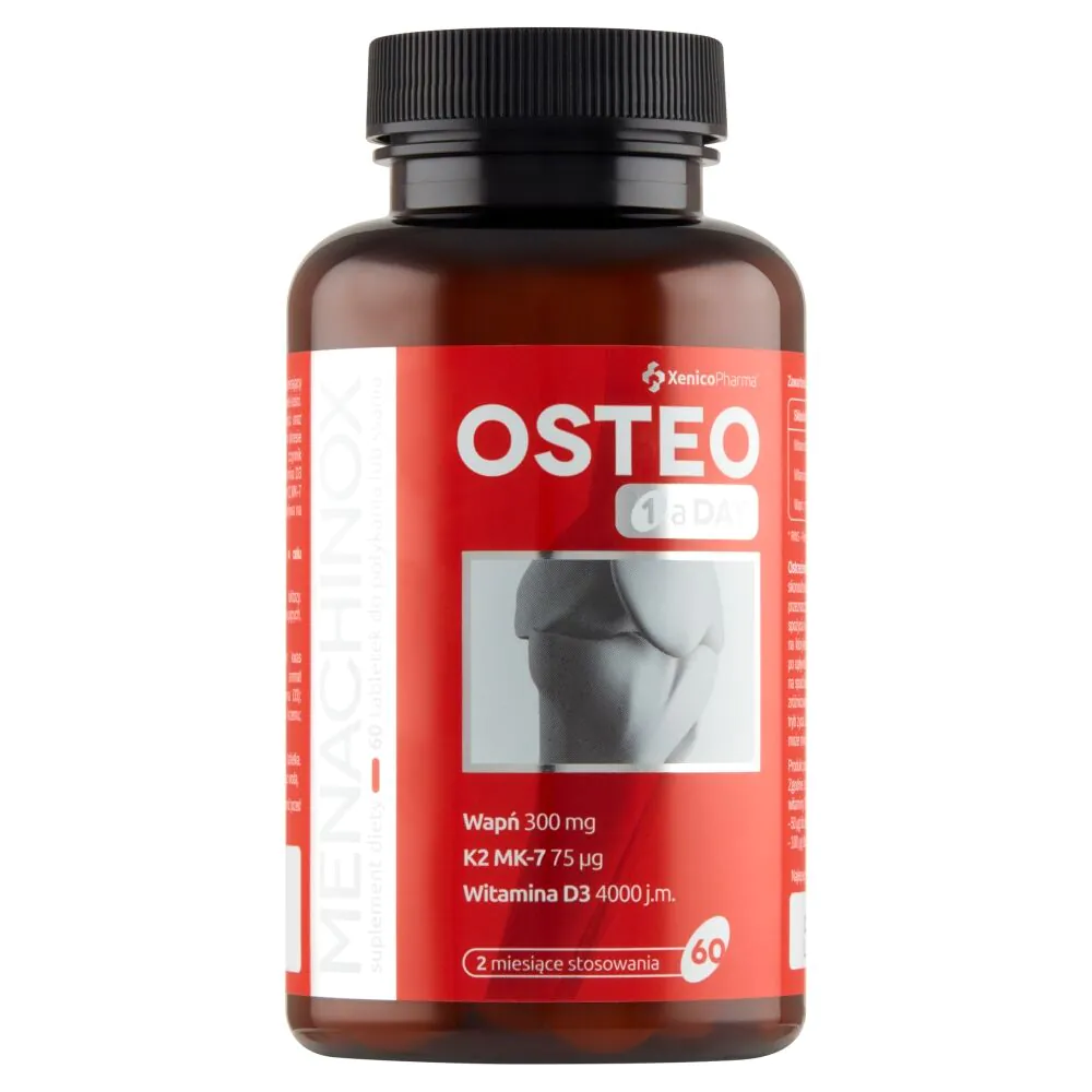 Menachinox Osteo 1 per dieną, tabletės