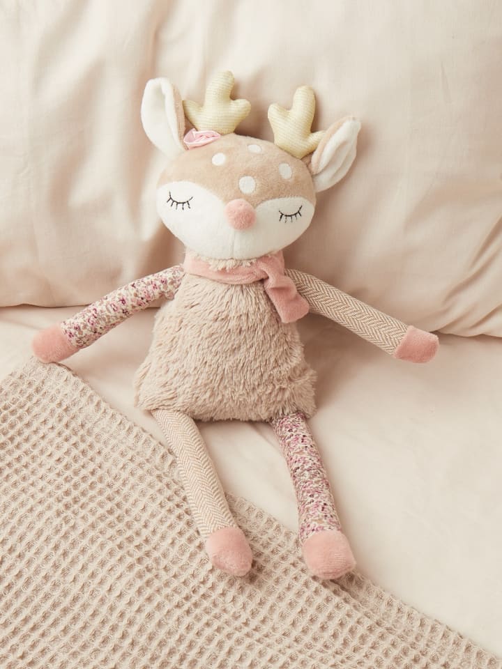 Bieco Spielwaren Kuscheltier Großes Reh - ab Geburt in Beige günstig kaufen onesize