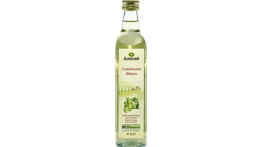 Alnatura Bio Condimento Bianco 500 ml