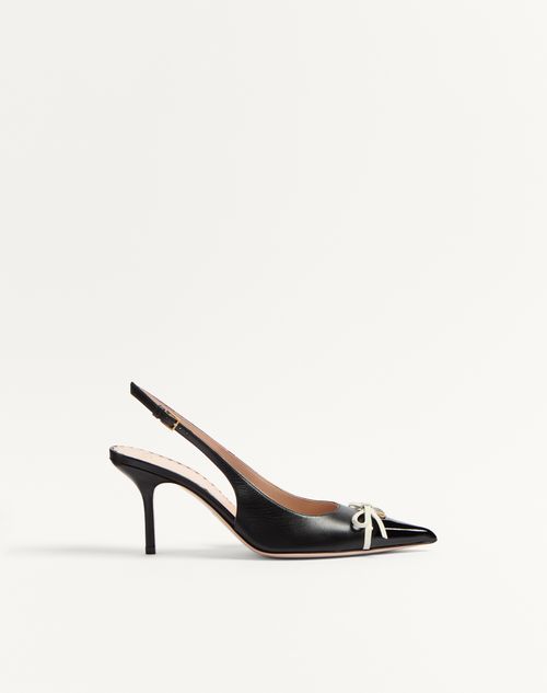 Bepointy 80mm slingback-pumps i laklæder og børnestil
