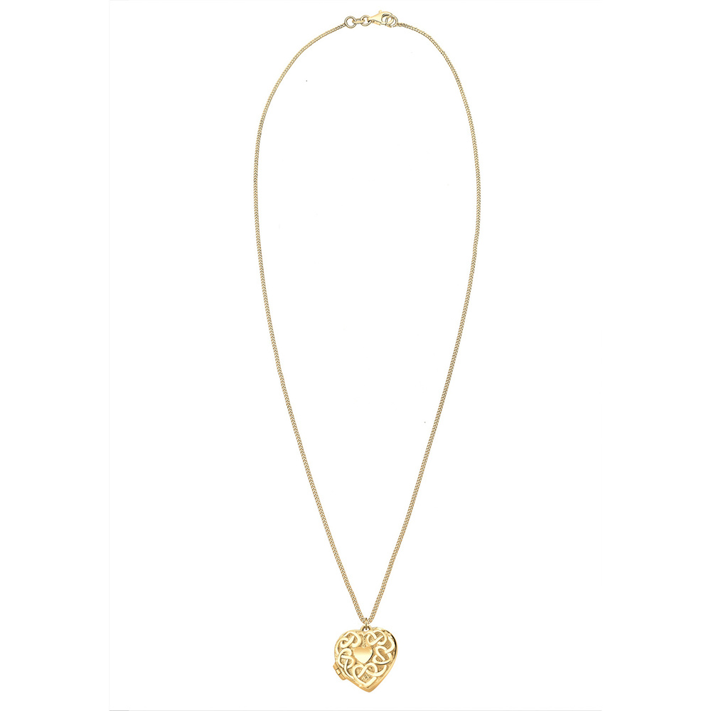 Elli Elli Collier Femme Médaillon Coeur Ornement de Pendentif Ludique en Argent Sterli collier
