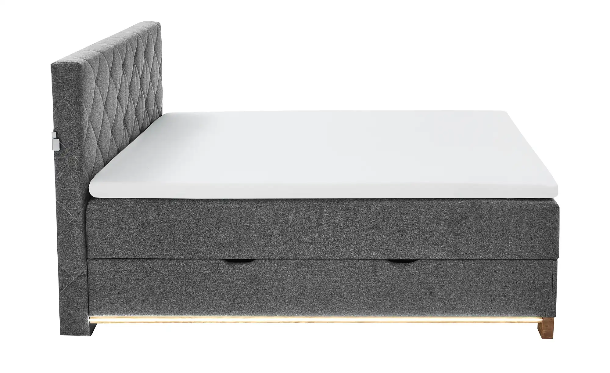 Boxspringbett USB-Anschluss & LED- Beleuchtung  Clara