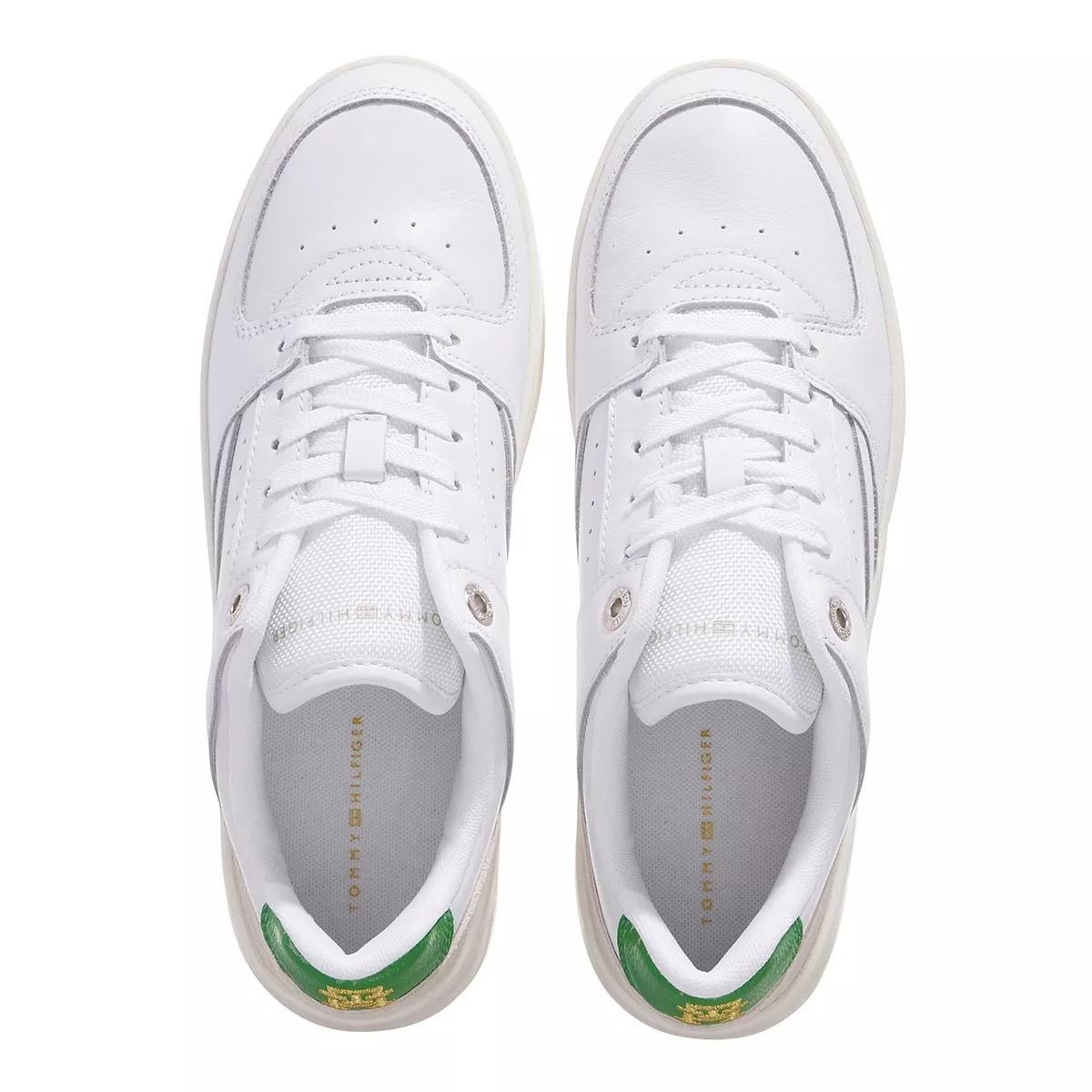 TOMMY HILFIGER Freizeit Schnürer weiss Low-Top Sneaker