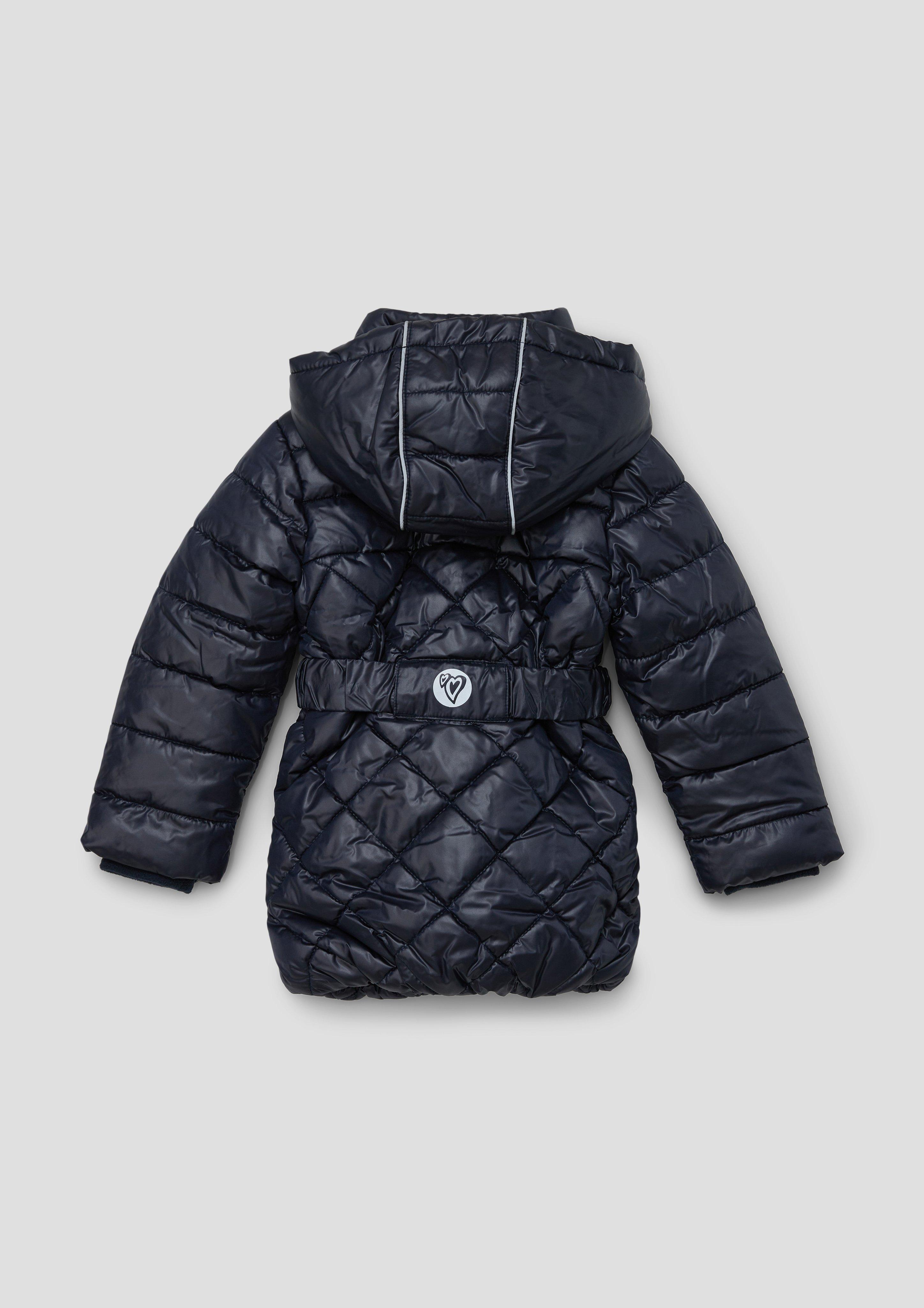 Steppjacke mit Textilgürtel  2132183-5952