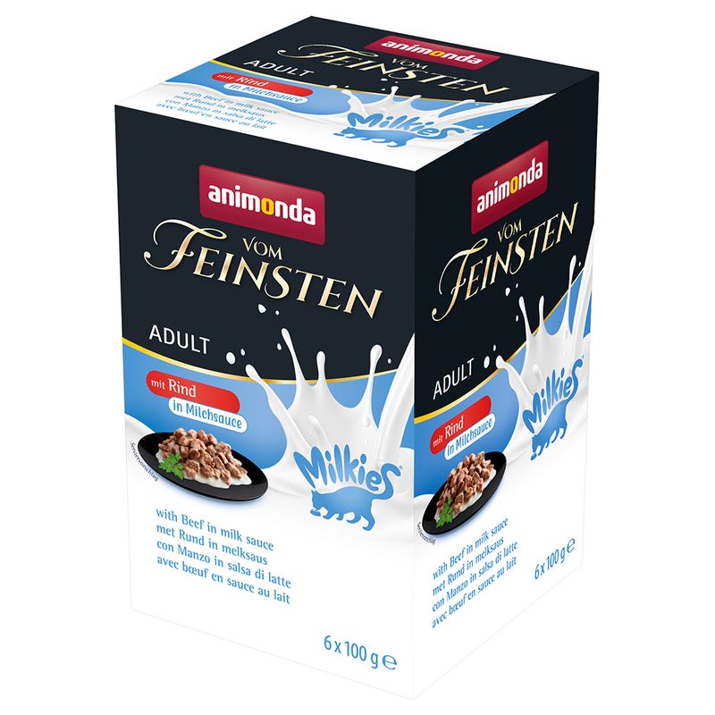 animonda Vom Feinsten Adult Milkies in Sauce 6 x 100 g | bitiba %